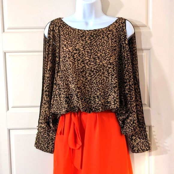 THML Puff Sleeve Dress - Picture 1 of 4